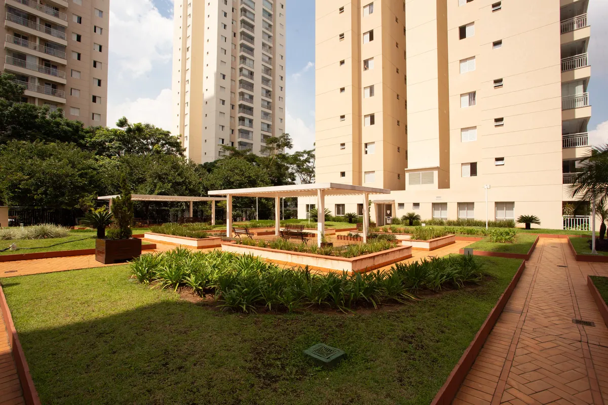 Pergolado e áreas de convivência